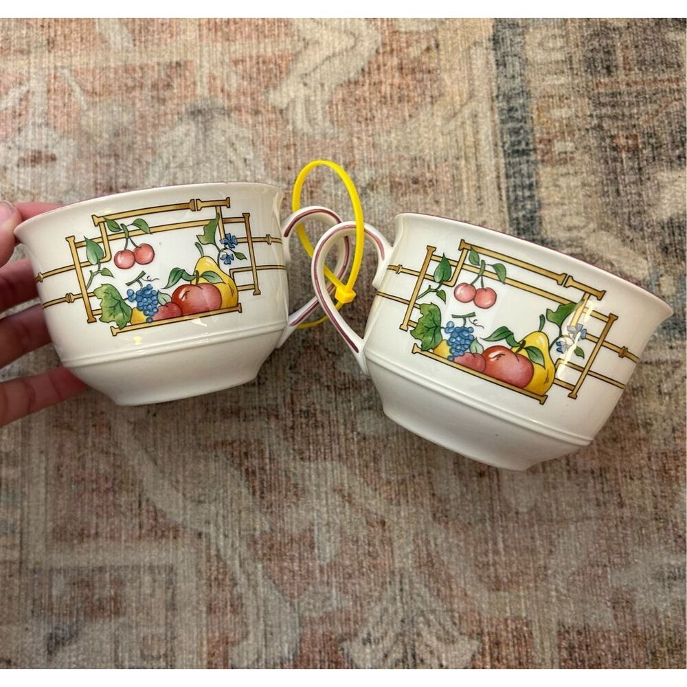 Villeroy & Jardin Mon Jardin Teacups